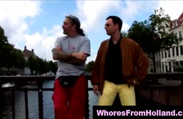 Men find a Dutch hooker who is ready to have naked sex on camera