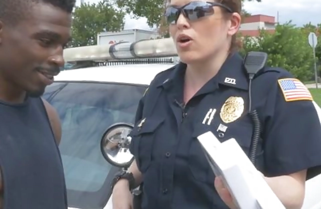 Dick of hot thug is what naked girls in uniform need after hard day