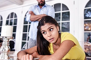 Brutal professor punishes babysitting naked girl using beautiful pecker