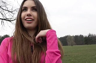 Forest is a beautiful place where nobody prevents naked girl from sex