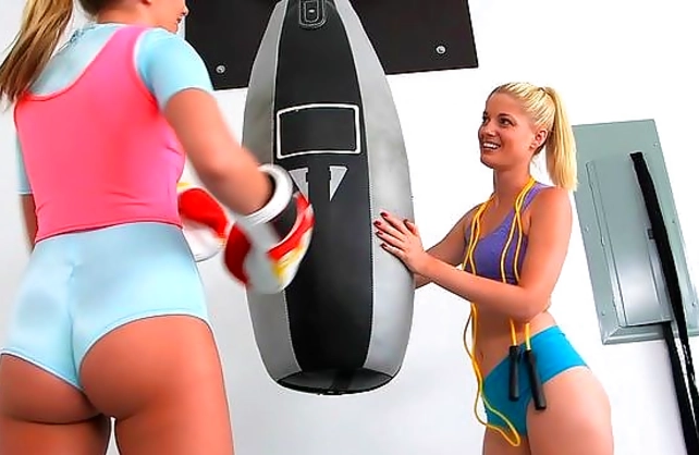 Boxing isn't a new thing for naked girls but they prefer sexy pastime