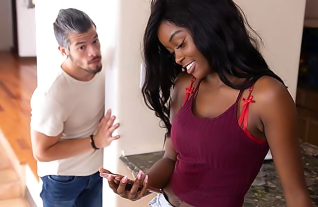 Pretty girl is in a mood to enjoy naked sex and stepbrother fucks her