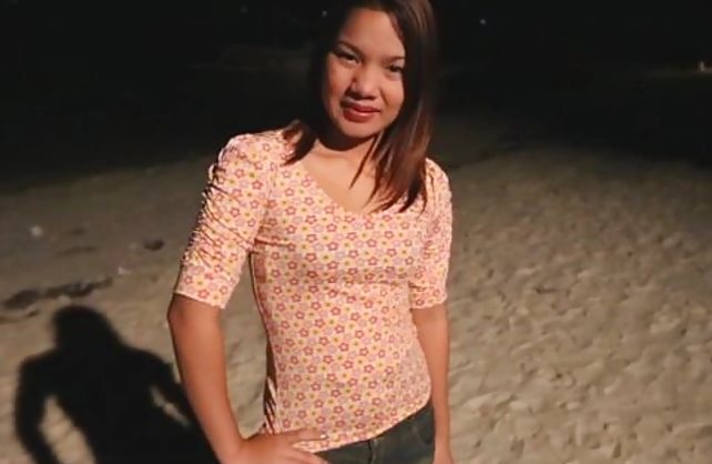 Pervert films the fetching Thai girl and fucks her naked pussy soon