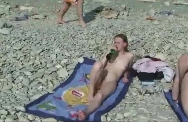 Exhibitionists come to the nude beach where they can relax being naked