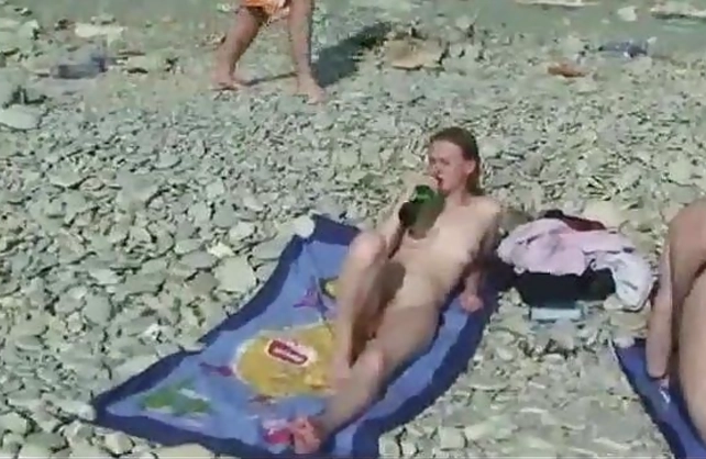 Exhibitionists come to the nude beach where they can relax being naked