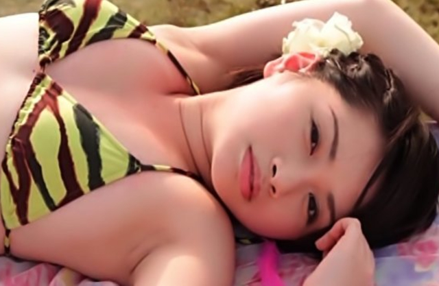 Japanese model thinks guys will appreciate her even without naked tits