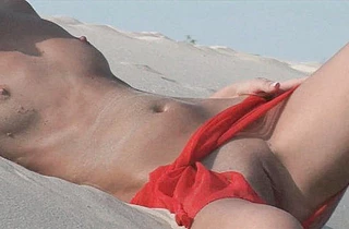 Outdoor video of the naked girl with beautiful eyes and small tits
