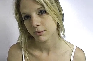 Hot blonde and her boyfriend film themselves fucking