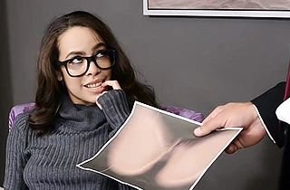 Hung boss adores how playful and slutty his sexy naked secretary is