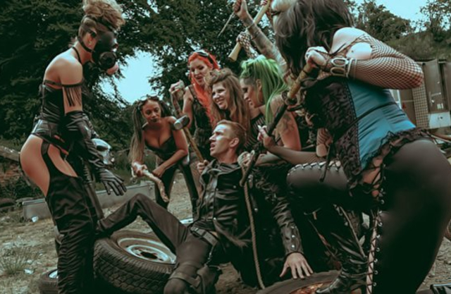 Thick dick is perfect for beautiful naked apocalyptic girl's tight ass