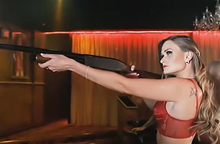 Many beautiful strippers got naked and gave each other strong orgasms
