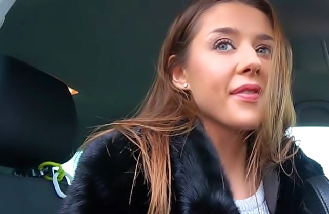 Sexy slut gets naked and has sex with a stranger for extra cash