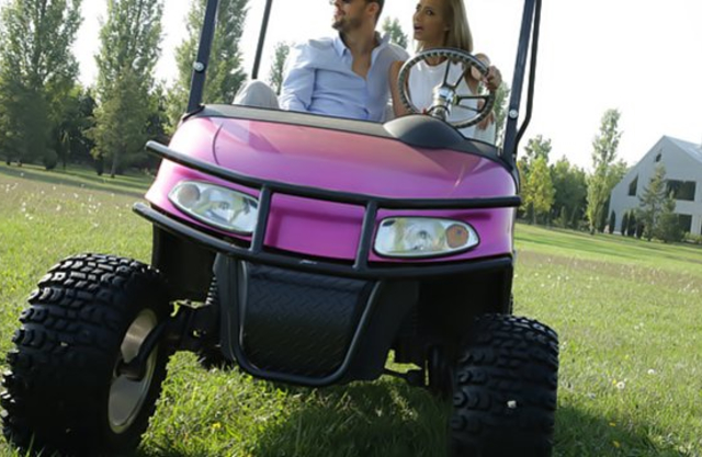 Desire to have naked anal sex fills the couple after playing golf