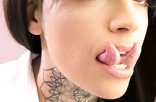 Tattooed stallion fucks dirty-minded naked stepsisters with short hair