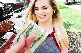 Playful teen agrees to show her naked body before having rough sex