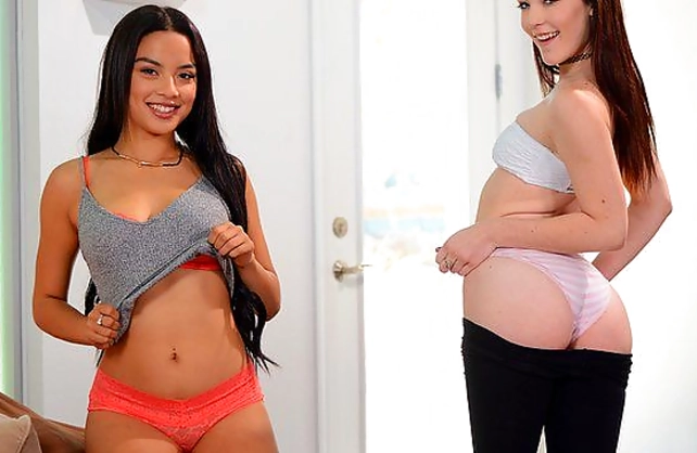 Fitness coaches fool around with intense clients' naked cunts together