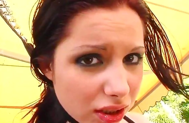 Dominant friends fuck naked girl with sexy body and cum in mouth
