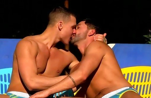 Gay porn video of beautiful guys will easily turn naked girls on
