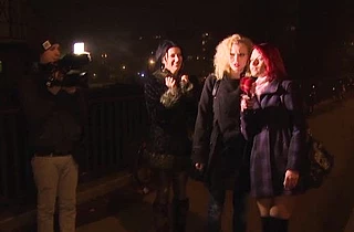 German female reporter looks for guys who want to fuck hot naked girls
