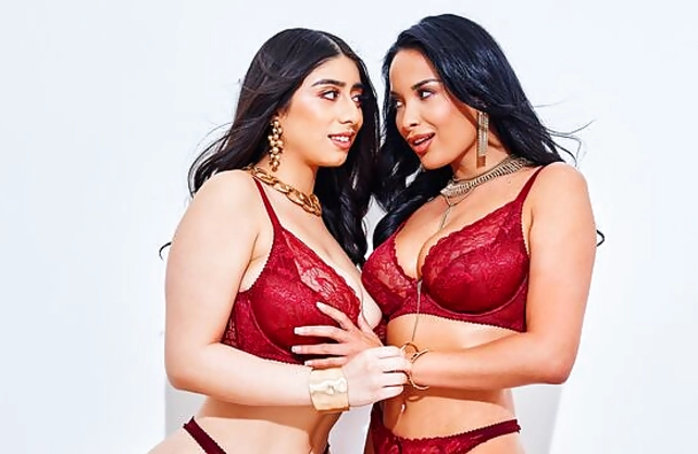 College Slut Violet Gets Her Tight Pussy Eaten Out by Horny Professor Anissa.