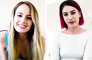 Horny Lesbians Masturbating Together Before Wedding Night