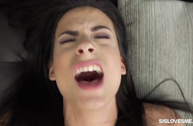 Strong POV sex for a brunette avid to feel as much cock as possible