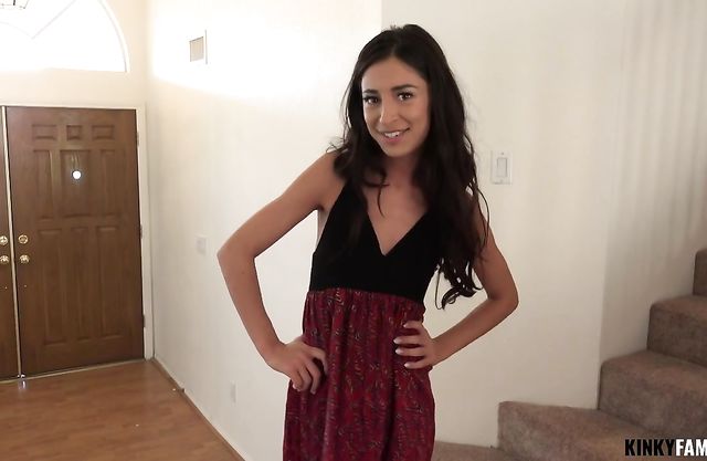 Lovely brunette gets licked hard after sucking the dick with passion