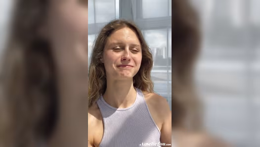 Brunette naked beauty takes your breath away completely