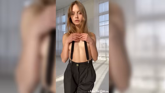 Sensual babe gets naked showing incredible sex appeal and beauty