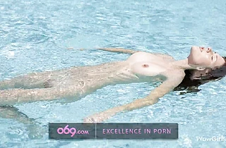 Naked redhead teasing off her gorgeous body will make you cum in seconds