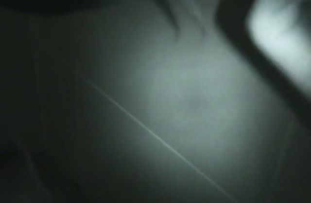 Naked couple fucks in the bathroom while camera keeps rolling the film