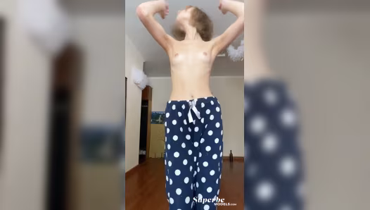 Slender Russian naked and stunning