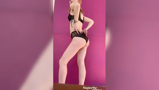 Russian beauty naked in selfie video