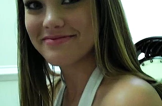 Naked girl with huge pierced nipples gets fucked hard and filmed in POV