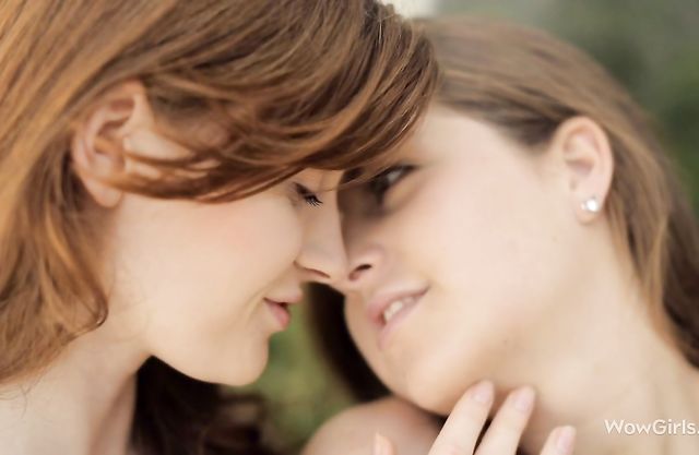Kinky nude girls are enjoying a private session of softcore together