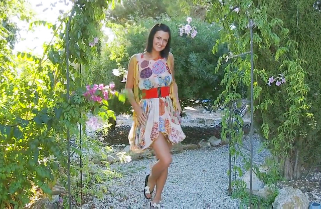 Brunette loves getting naked for the camera and spreading her hot pussy