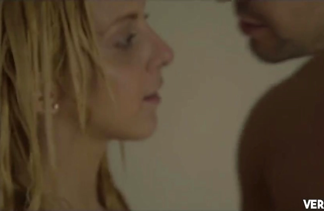 Blonde babe with a hot body gets naked and gets fucked in the shower hard