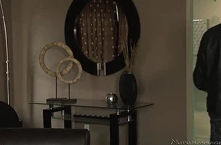 Petite Asian stunner takes off red lingerie in the shower and goes for a cock