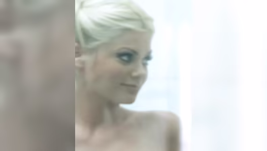 Blonde slut with a great body gets fucked hardcore in the shower by a big cock