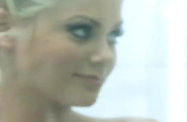 Blonde slut with a great body gets fucked hardcore in the shower by a big cock