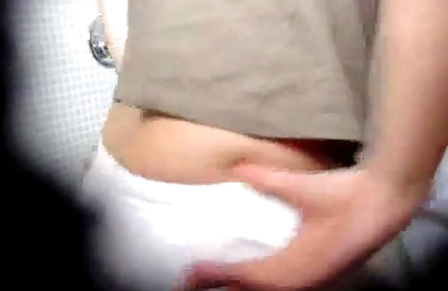 Naked girl filmed in secret when showering her pussy and masturbating