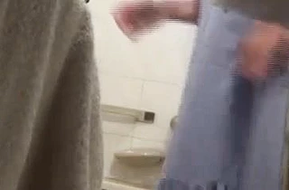 Chubby nude mom taped by her son when naked under the shower