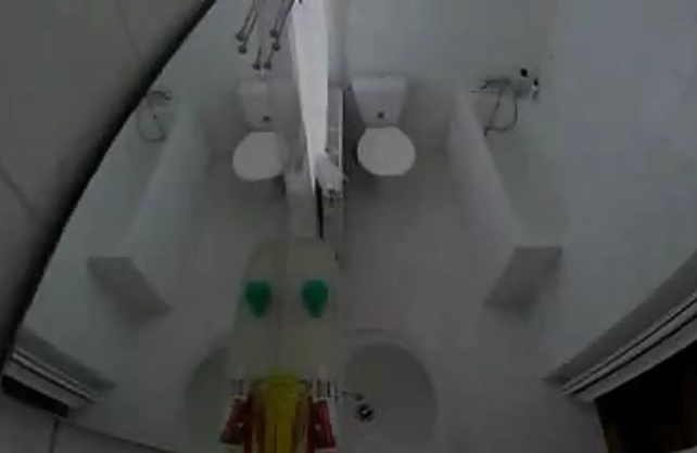 Sexy girl gets completely naked and takes a shower on a hidden camera