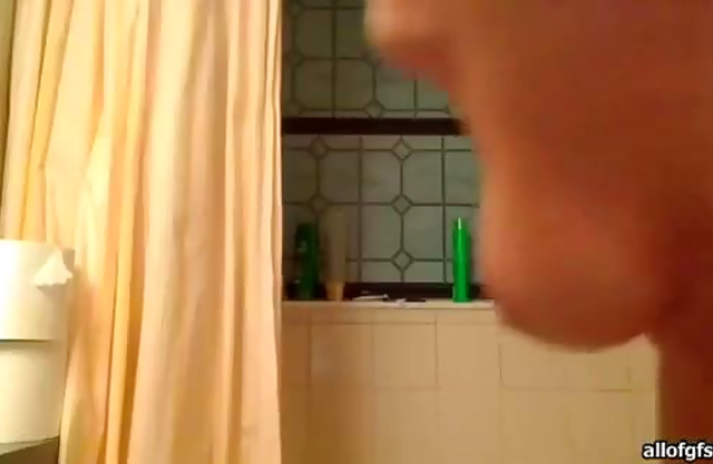 Appealing nude girl craves for cock while in the shower with her BF