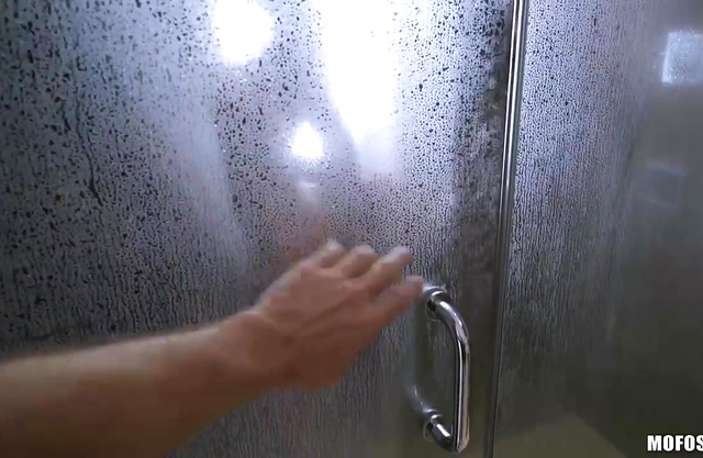 Steamy POV shower sex scenes for a naked honey in love with cock