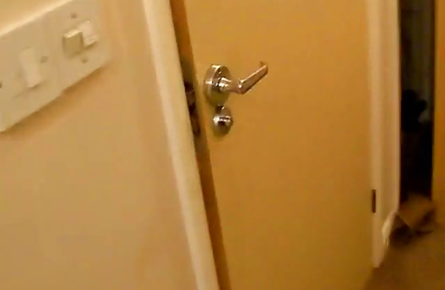 Dude next door watches his pretty neighbour girl with a hot body in the shower