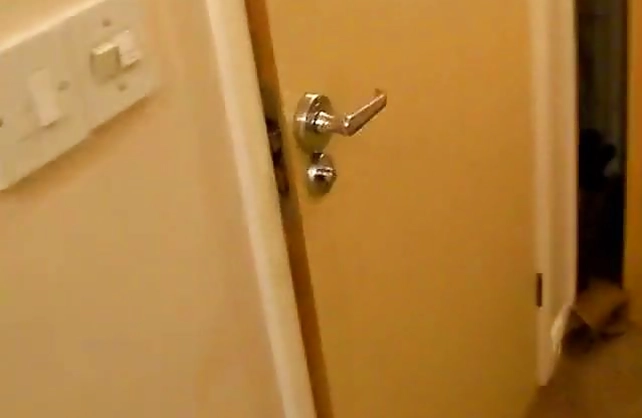 Dude next door watches his pretty neighbour girl with a hot body in the shower