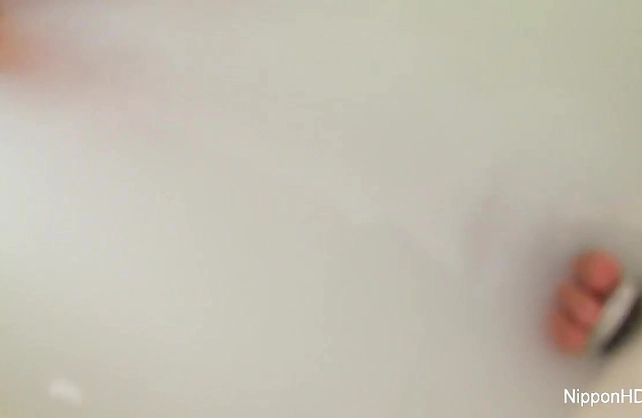 Asian babe masturbates in the shower until she cums very hard and sucks a cock